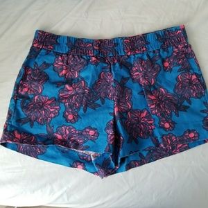3" floral printed boardwalk pull-on short
